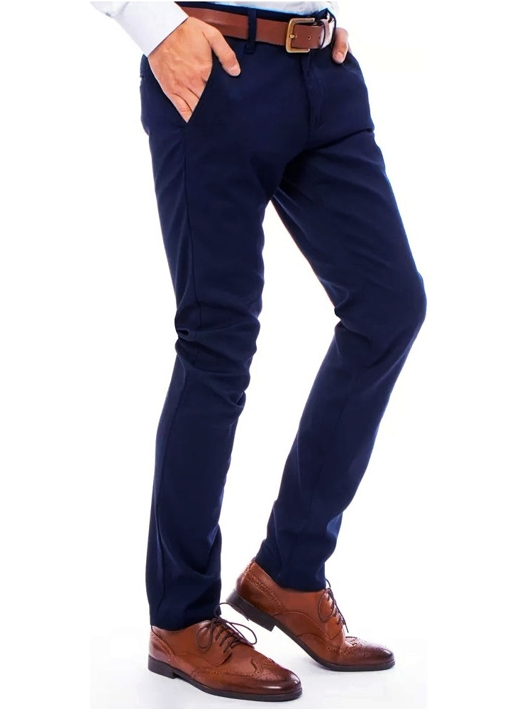 Pánske nohavice tmavomodré, P525